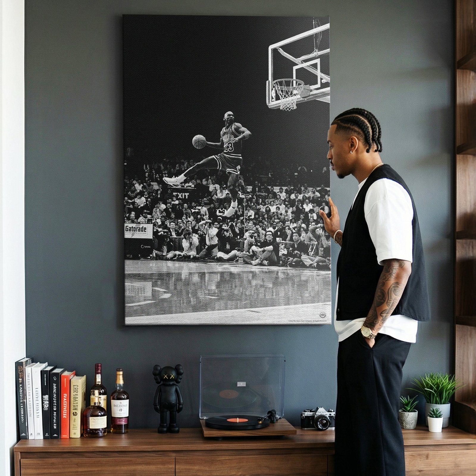 michael jordan frozen in time