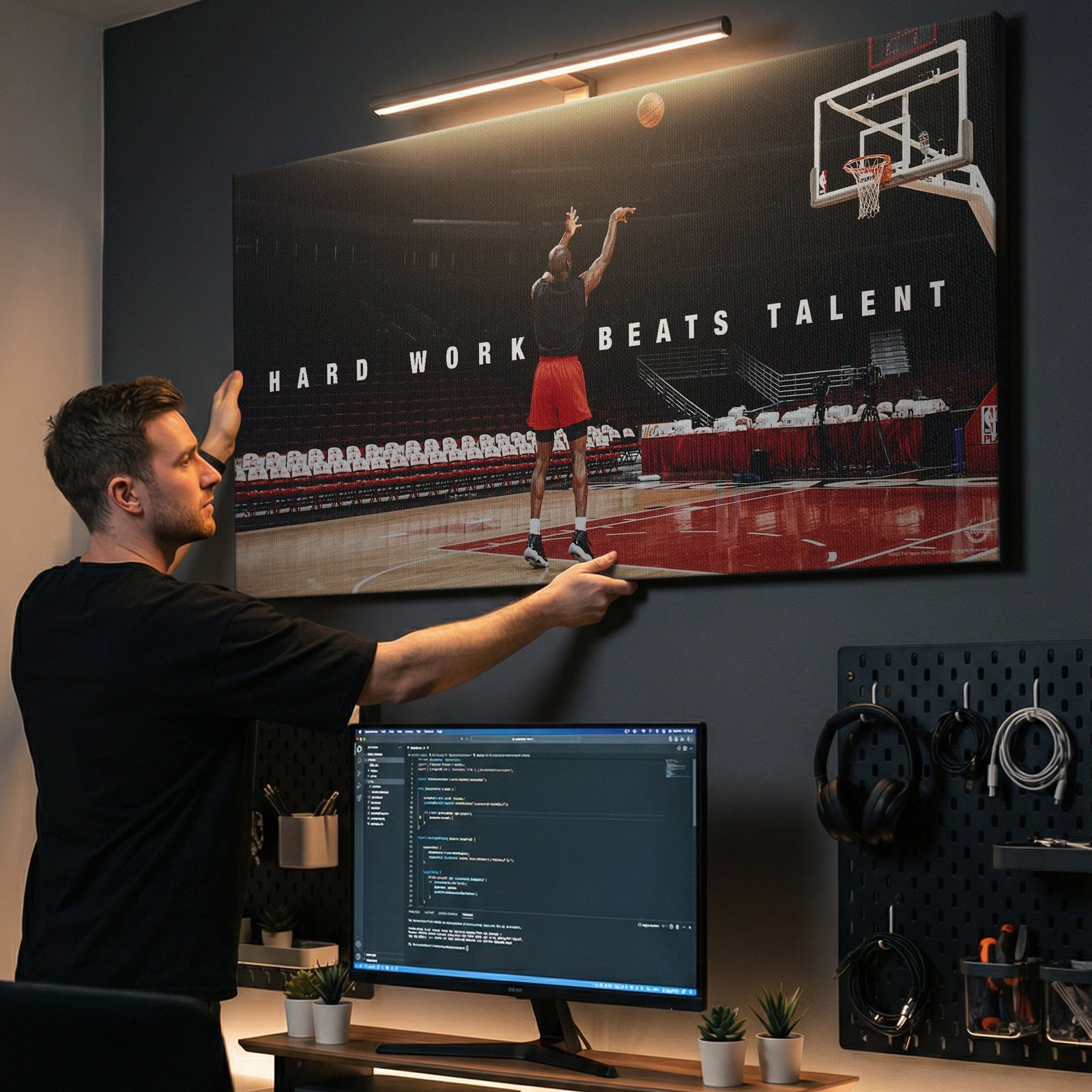 michael jordan hard work beats talent