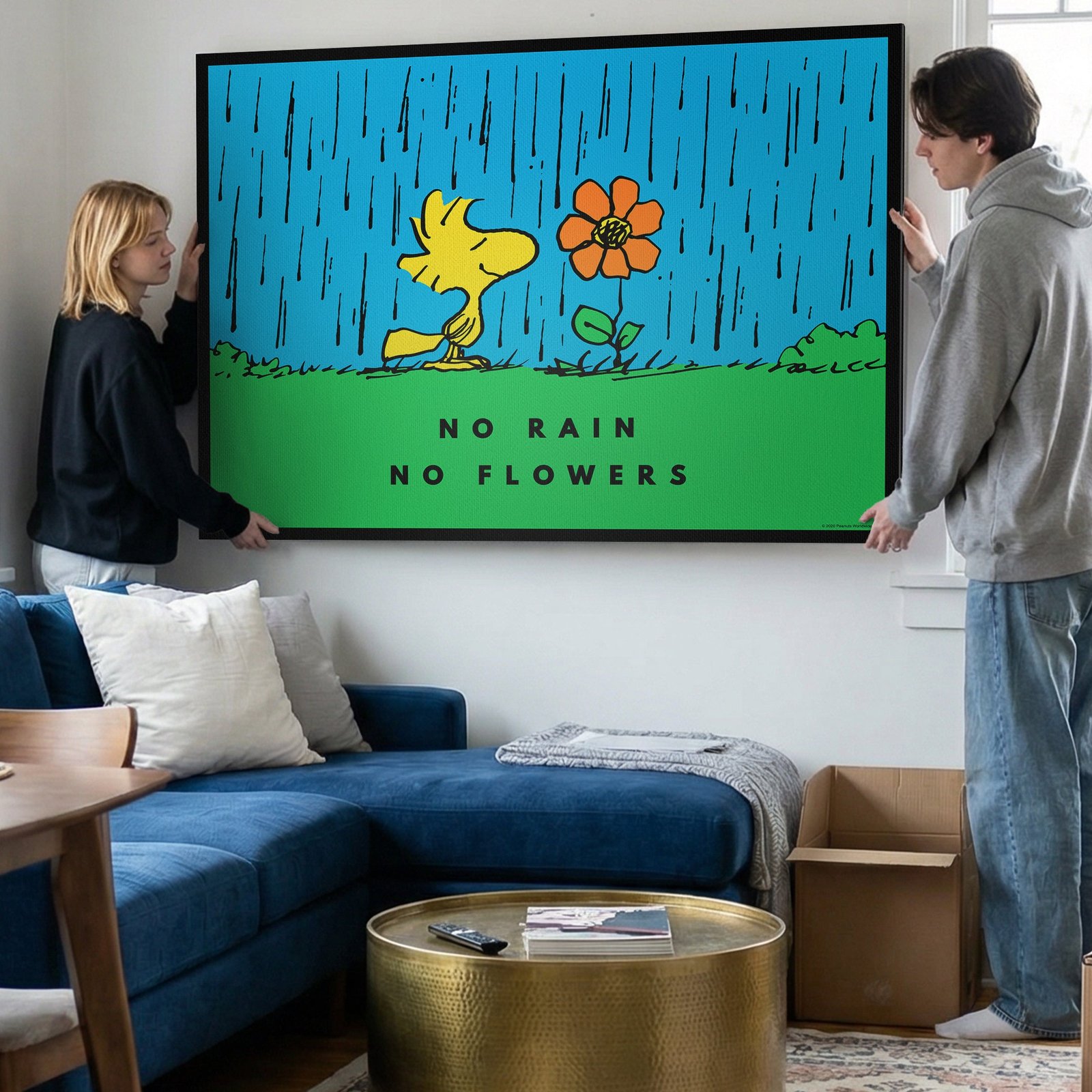 peanuts no rain no flowers